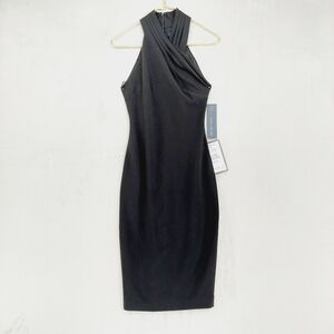RACHEL Rachel Roy Black Midi Dress